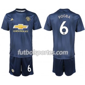 Camisetas Manchester United ROGBA 6 Niño Tercera Equipacion 2018/2019
